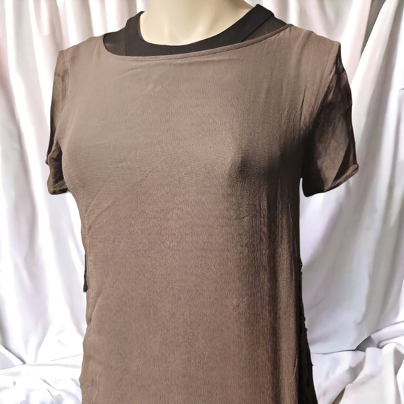 All Saints raw silk kurti top - Picture 2 of 4